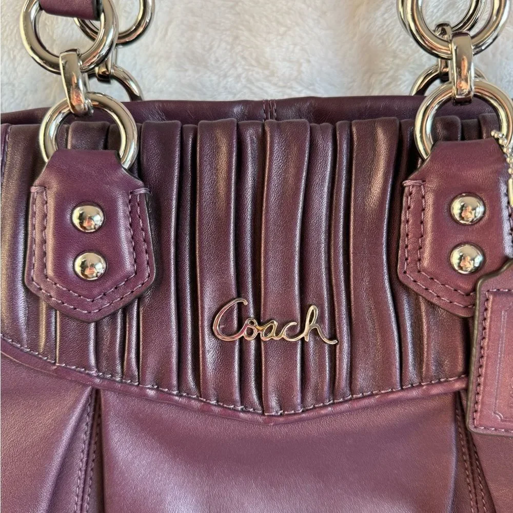 Coach Ashley Leather Satchel